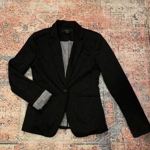 Forever 21 Fitted Blazer with Striped Lining